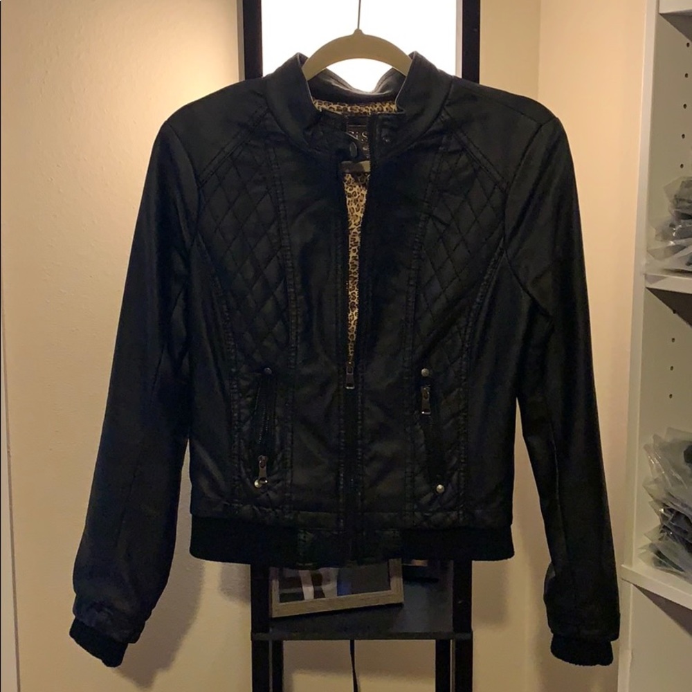 Leather Black Jacket